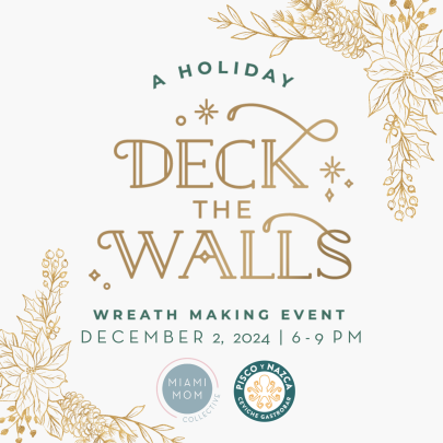 Image: Deck the Walls Wreath Making Event Graphic